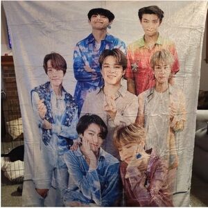 BTS Colorful Band Blanket